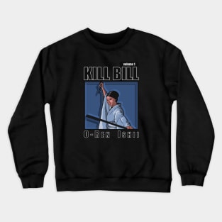 O-ren Ishii Panel (with Title) (Kill Bill) Crewneck Sweatshirt